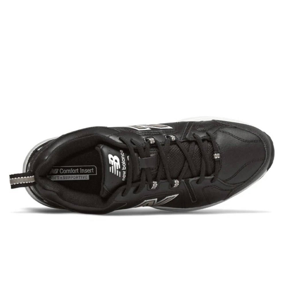 New Balance® (Men's 6.5 D) 608v5 Training Shoes in Black/White - Picture 4 of 5